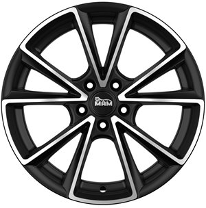 Felgi aluminiowe MAM MAM A5 Matt Black Front Polish