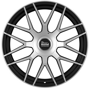 Felgi aluminiowe MAM MAM GT1 Black Front Polish