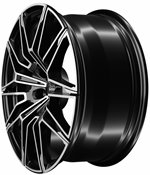 Felgi aluminiowe MAM MAM B3 Black Front Polish