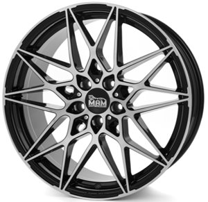 Felgi aluminiowe MAM MAM B2N Black Front Polish