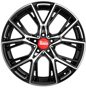 Felgi aluminiowe MAM MAM B4 Black Front Polish