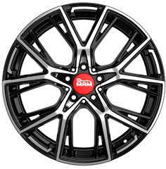 Felgi aluminiowe MAM MAM B4 Black Front Polish