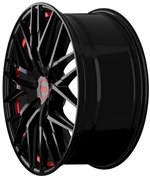 Felgi aluminiowe MAM MAM RS4 Black Painted Red Inside