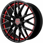 Felgi aluminiowe MAM MAM RS4 Black Painted Red Inside