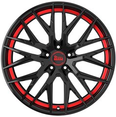 Felgi aluminiowe MAM MAM RS4 Black Painted Red Inside