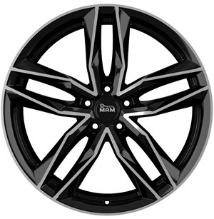 Felgi aluminiowe MAM MAM RS3 Black Front Polish