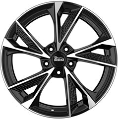 Felgi aluminiowe MAM MAM RS6 Black Front Polish