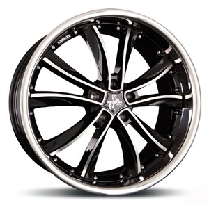 Keskin KT13 Black Front Polish Steel Lip