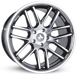 Felgi aluminiowe Keskin Keskin KT14 Black Front Polish Steel Lip