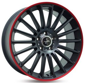 Keskin KT15 Matt Black Lip Red