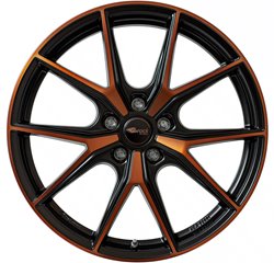 Felgi aluminiowe Brock Brock B40 Black Orange Matt [BOM]