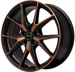 Felgi aluminiowe Brock Brock B40 Black Orange Matt [BOM]