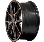 Felgi aluminiowe Brock Brock B40 Black Orange Matt [BOM]