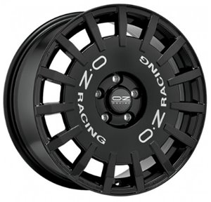 Felgi aluminiowe OZ OZ Rally Racing Gloss Black - Silver Lettering