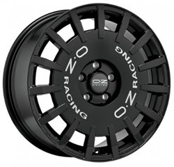 Felgi aluminiowe OZ OZ Rally Racing Gloss Black - Silver Lettering