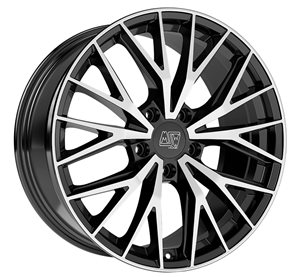 Felgi aluminiowe MSW MSW 44 Gloss Black Full Polished
