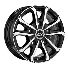 Felgi aluminiowe MSW MSW 48 VAN 6H Gloss Black Full Polished