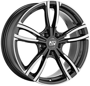 Felgi aluminiowe MSW MSW 73 Gloss Dark Grey Full Polished