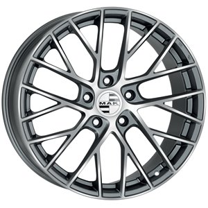 Mak Monaco Gun Metallic Mirror