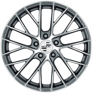 Mak Mak Monaco Gun Metallic Mirror