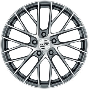 Mak Mak Monaco-D Gun Metallic Mirror