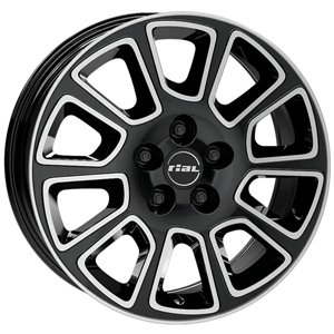 felgi aluminiowe Rial Rial Transporter 2 5H diamond-black front polished