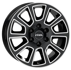 felgi aluminiowe Rial Rial Transporter 2 6H diamond-black front polished
