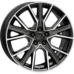 2DRV 2DRV WH34 DGMP+ Dark Gunmetal Hochglanzpoliert