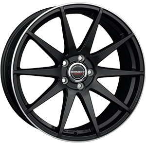 Borbet GTX 20 Black Rim Polished Matt