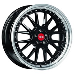 Felgi aluminiowe TEC Speedwheels Tec GT Evo Black Lip Polished