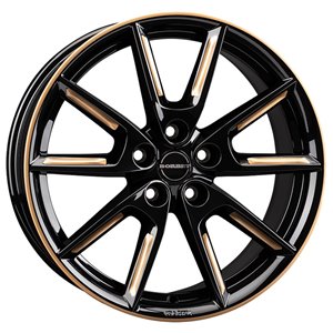 Borbet Borbet LX Black Glossy Gold Spoke Rim