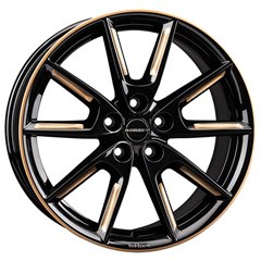 Borbet Borbet LX Black Glossy Gold Spoke Rim