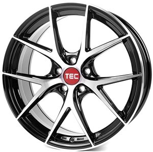 TEC Speedwheels GT6 Evo Black Glossy Front Polished