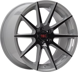 TEC Speedwheels GT7 Grey-Black Satin Matt 2-coloured
