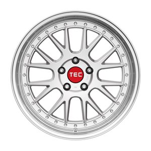 TEC Speedwheels GT Evo Hyper Silver Lip Polished