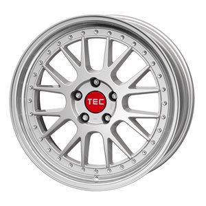 Felgi aluminiowe TEC Speedwheels Tec GT Evo Hyper Silver Lip Polished