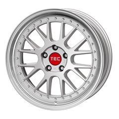 Felgi aluminiowe TEC Speedwheels Tec GT Evo Hyper Silver Lip Polished