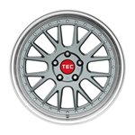 Felgi aluminiowe TEC Speedwheels Tec GT Evo Titanium Gloss Lip Polished