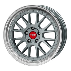 Felgi aluminiowe TEC Speedwheels Tec GT Evo Titanium Gloss Lip Polished