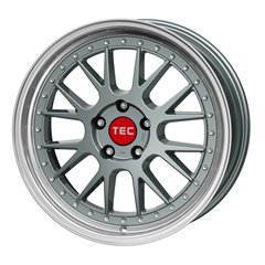 Felgi aluminiowe TEC Speedwheels Tec GT Evo Titanium Gloss Lip Polished