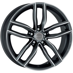 Mak Sarthe Gun Metallic Mirror