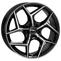 felgi aluminiowe Rial Rial Salento diamond-black front polished