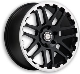 Felgi aluminiowe Etabeta Etabeta Combat Matt Black Lip + Cap Polish