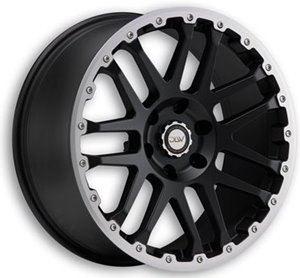 Felgi aluminiowe Etabeta Etabeta Combat CV Matt Black Lip + Cap Polish