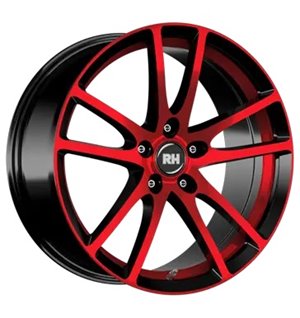 RH Alurad BO Flowforming Color Polished-Red