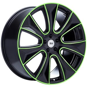RH Alurad NAJ II Color Polished-Green