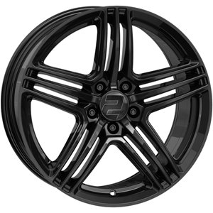 2DRV WH12 SW+ Schwarz Glänzend