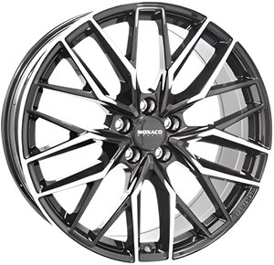 Felgi aluminiowe Monaco Wheels Monaco Wheels GPX Gloss Black Polished