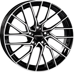 Felgi aluminiowe Monaco Wheels Monaco Wheels GP11 Gloss Black Polished