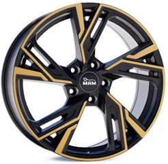 Felgi aluminiowe MAM MAM RS5 Matt Black Front Copper
